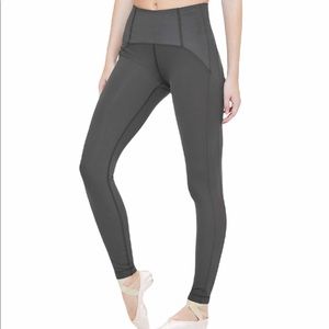 Lululemon Principal Dancer Corsetry High Rise Gray Tight 10